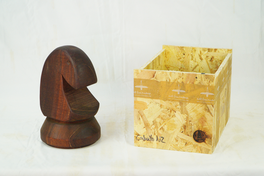 Wooden decorative figure Horse chess
