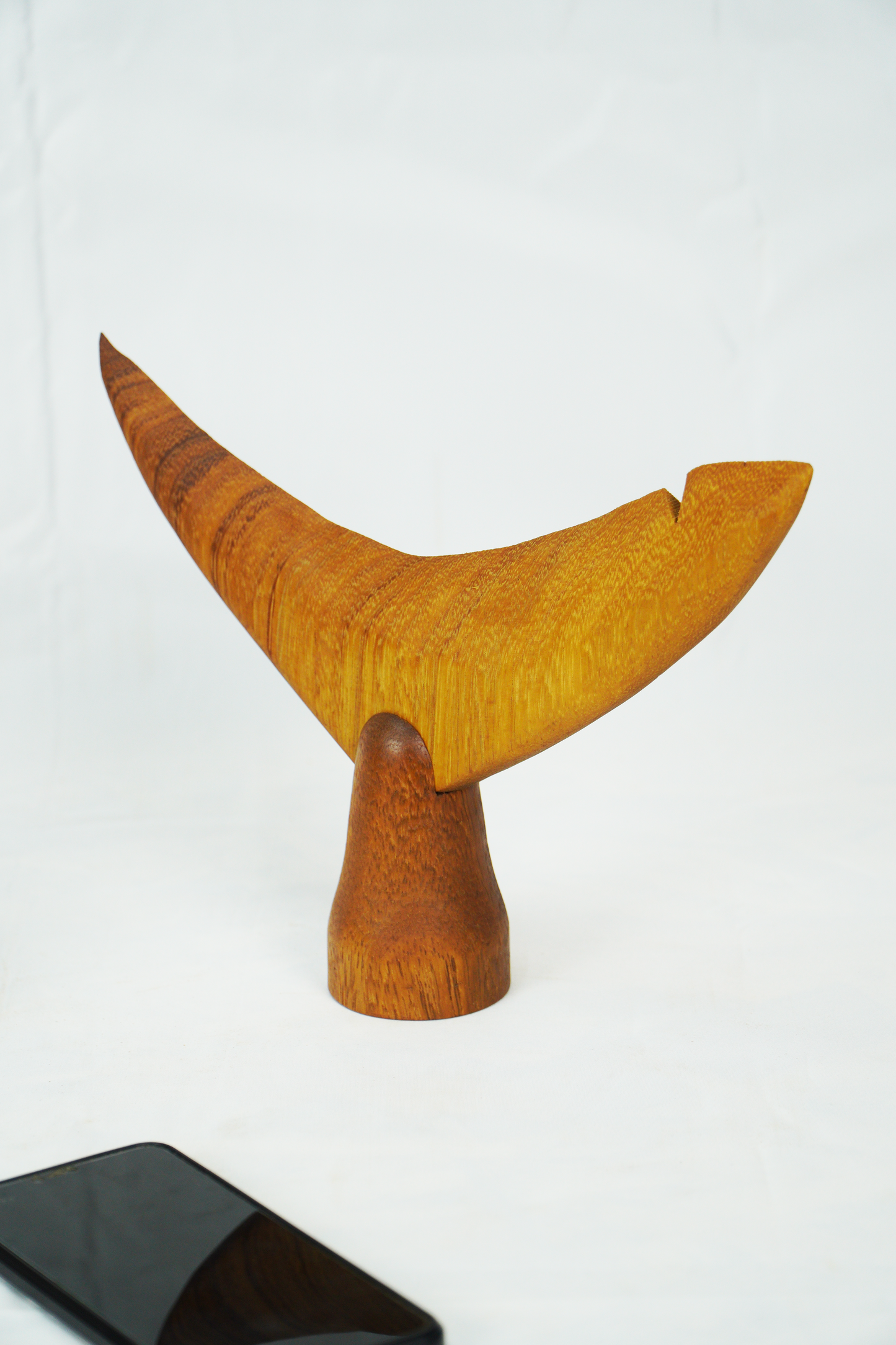 Wooden Shark Tail Figure