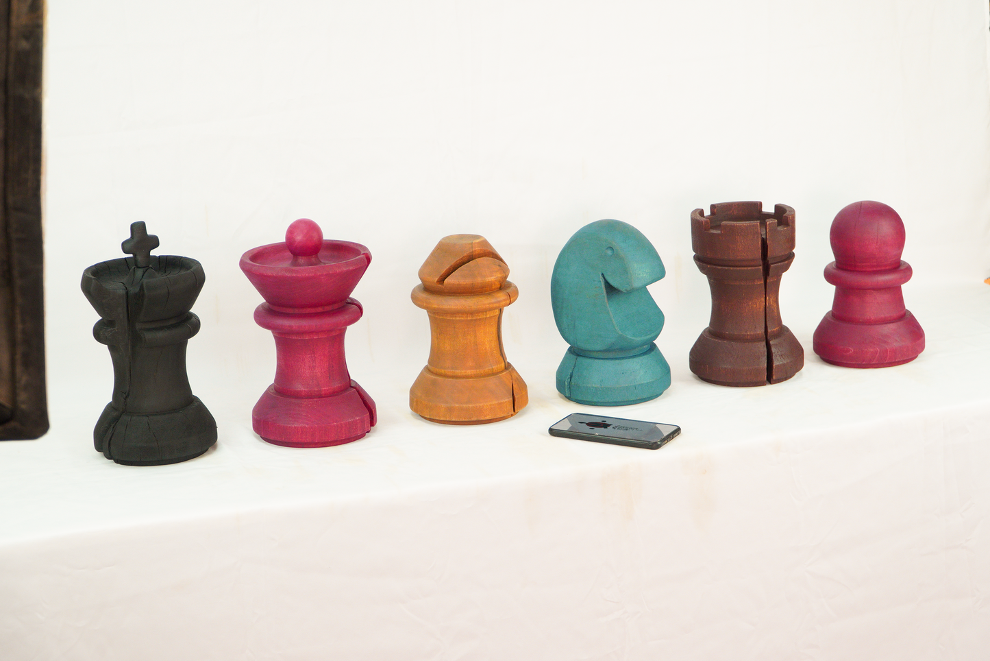 Wooden decorative figure Chess Bishop