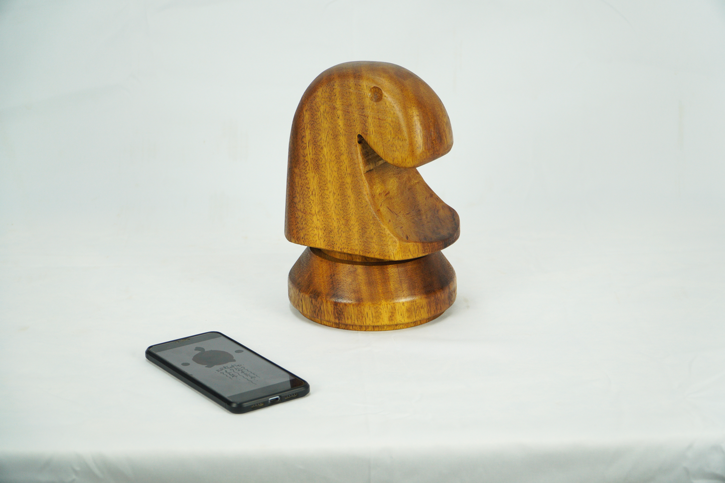Figura decorativa de madera Caballo ajedrez