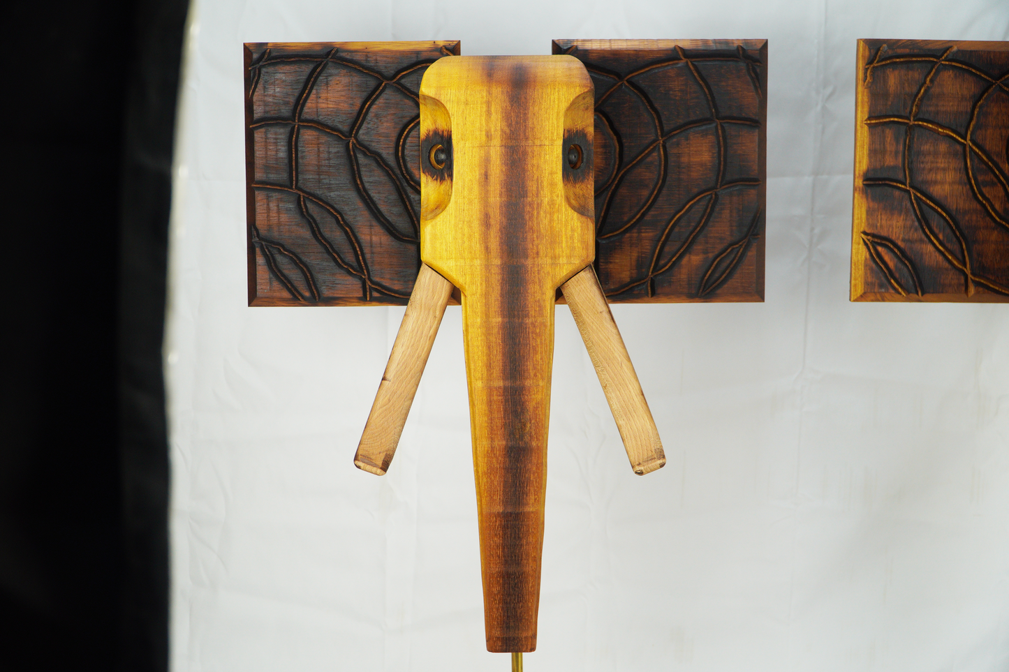 Figura cabeza elefante madera "Elepant"