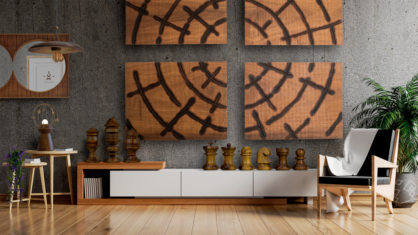 Escultura de madera Nimbo