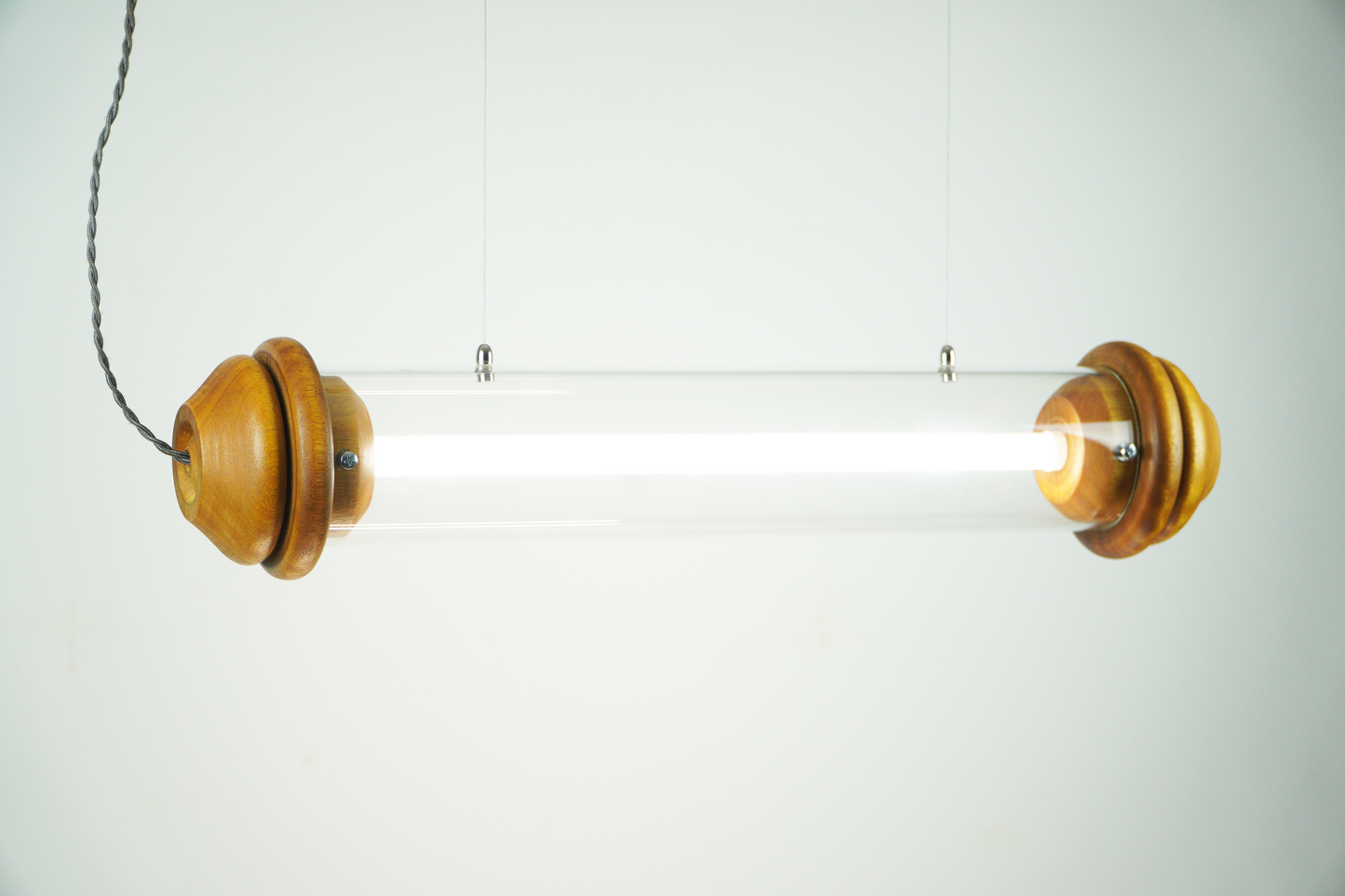 "Suspended glass lamp from the "Fi-lamps" collection (smooth)"