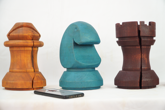  Wooden decorative figure Horse chess