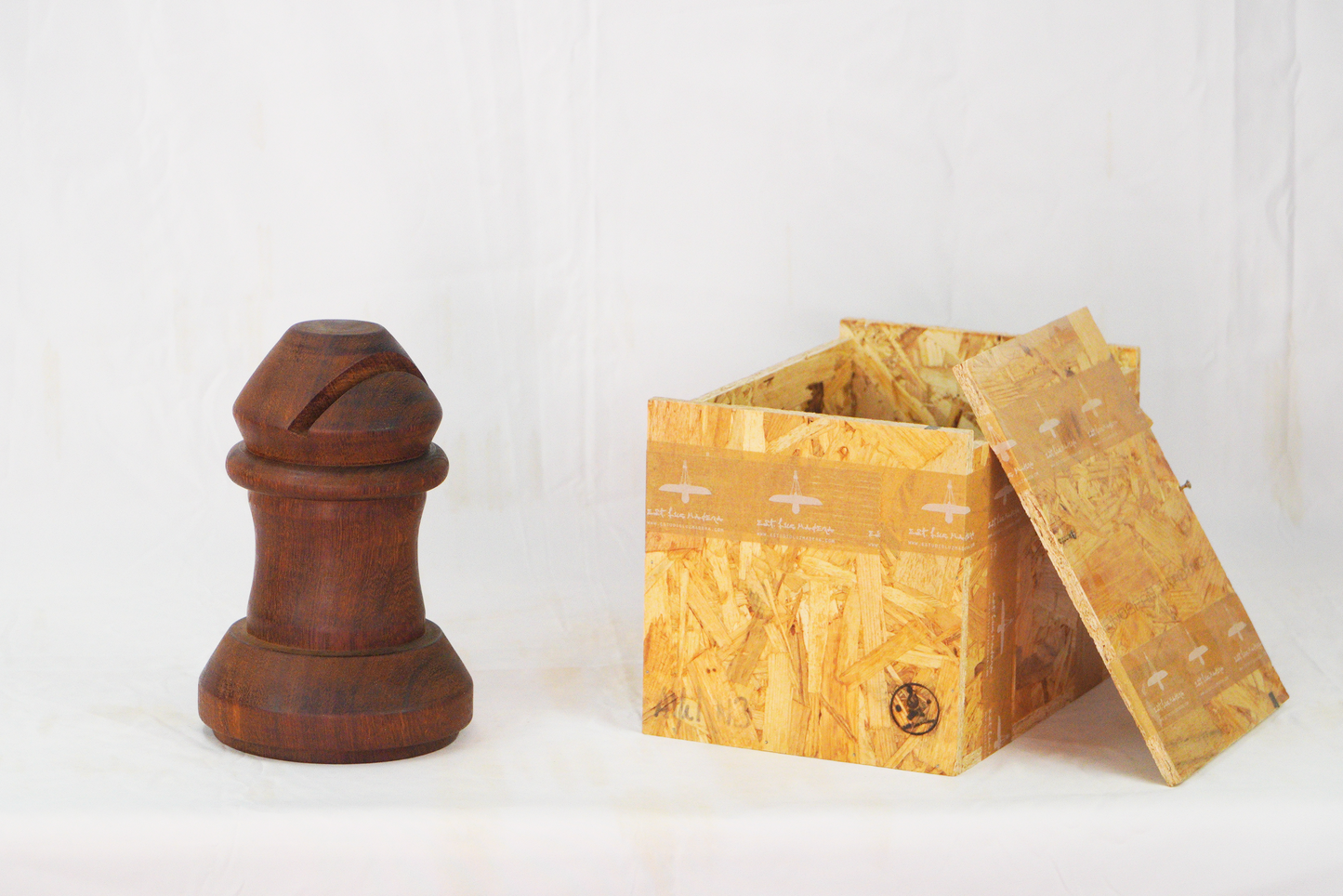 Wooden decorative figure Chess Bishop