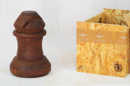 Wooden decorative figure Chess Bishop