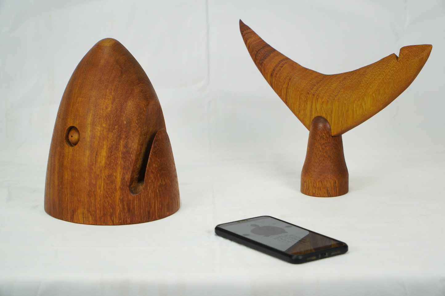 Wooden Shark Head Figure