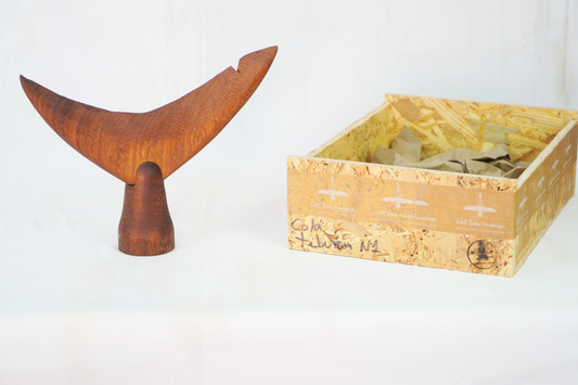 Wooden Shark Tail Figure