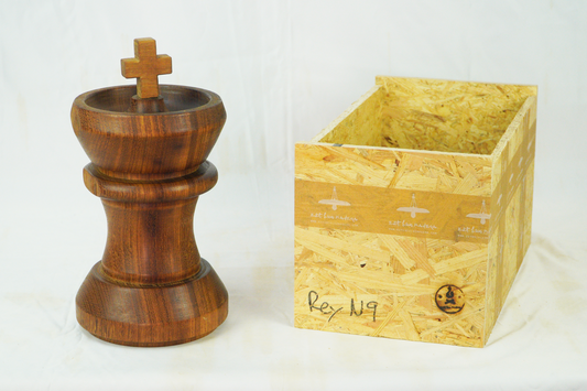 "Chess King" Wooden Decorative Figure