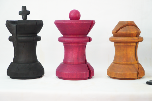 Wooden Decorative Chess Piece: Queen