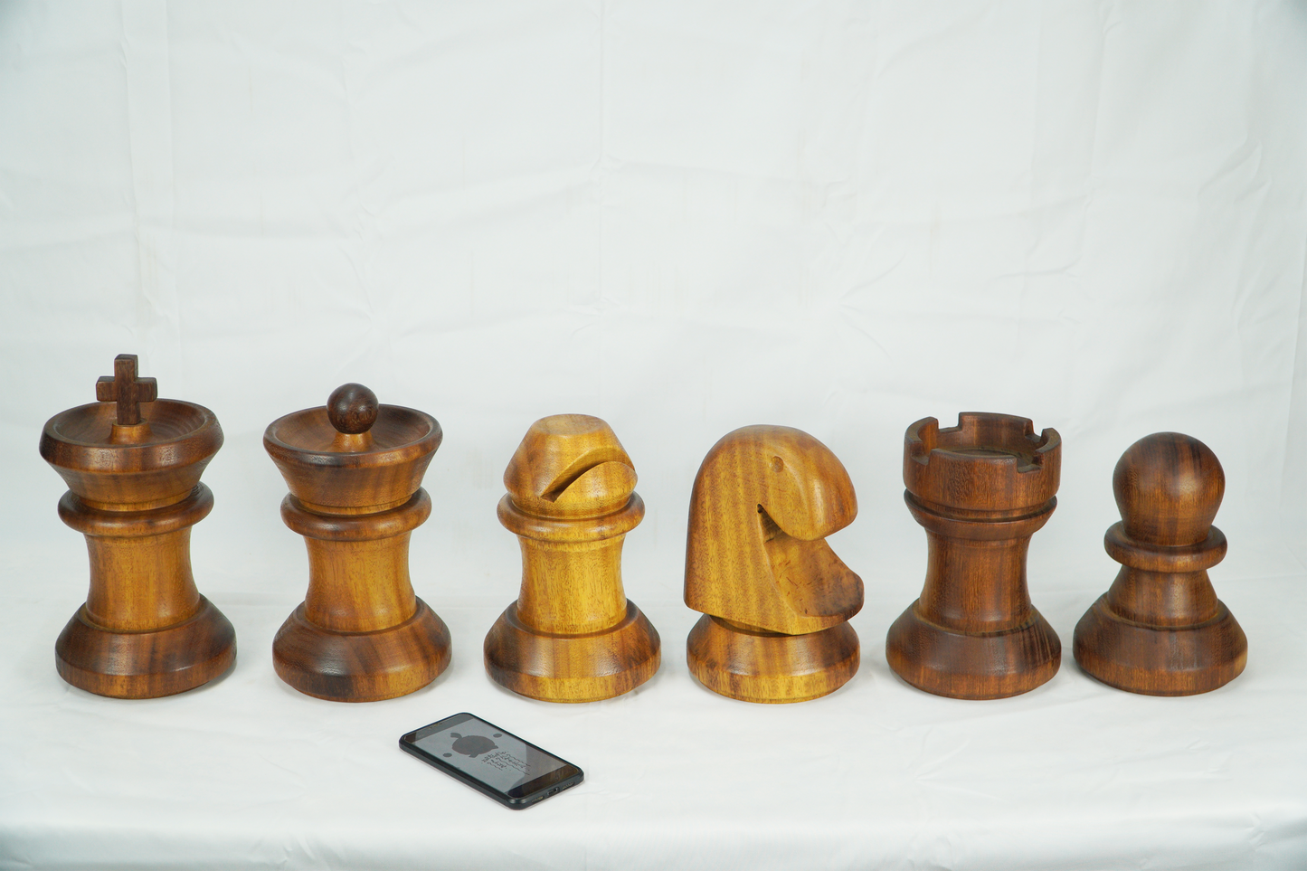Figura decorativa de madera Reina ajedrez