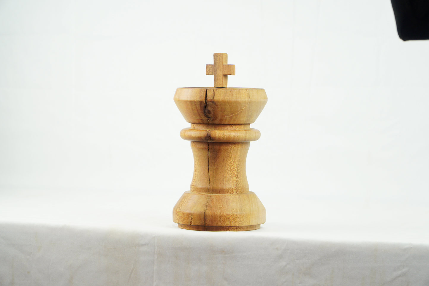 Figura decorativa de madera Rey ajedrez