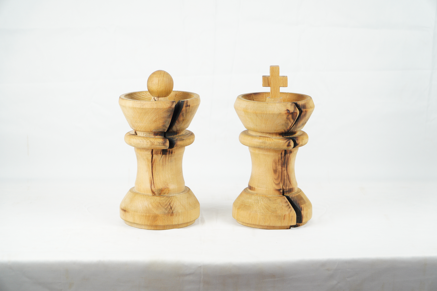 "Chess King" Wooden Decorative Figure