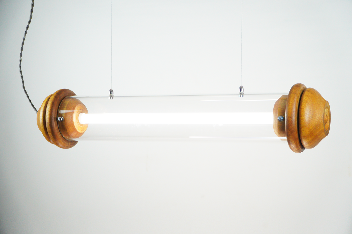 "Suspended glass lamp from the "Fi-lamps" collection (smooth)"