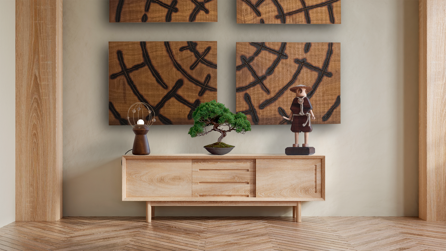 “Mil años” Wooden Decorative Panel